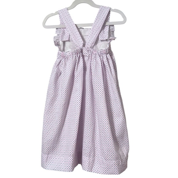 Cecil & Lou Girls Dress White Red Polka Dots Size 6 - Picture 4 of 7